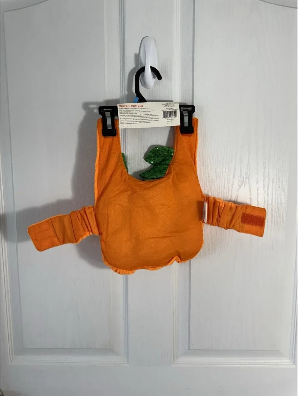 Thrills & Chills Pet Orange Pumpkin Jack-o’-lantern Costume Size Small Dog NWT